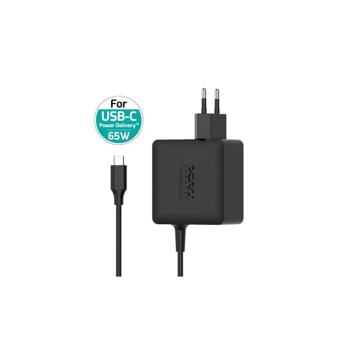 Port Designs- Alim USB Type-C GaN 65W wall plug