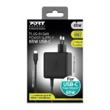 Port Designs- Alim USB Type-C GaN 65W wall plug