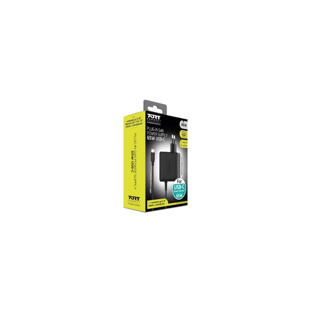 Port Designs- Alim USB Type-C GaN 65W wall plug