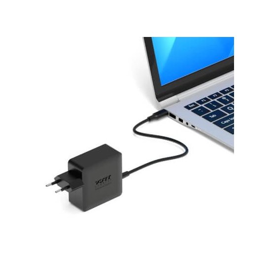 Port Designs- Alim USB Type-C GaN 65W wall plug