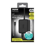 Port Designs- Alim USB Type-C GaN2 100W câble secteur