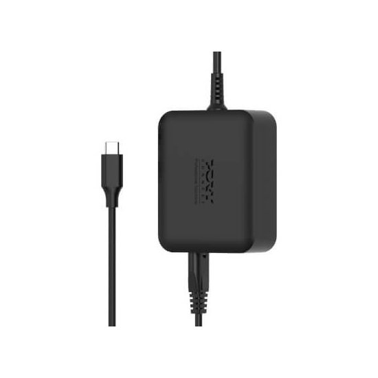 Port Designs- Alim USB Type-C GaN2 100W câble secteur