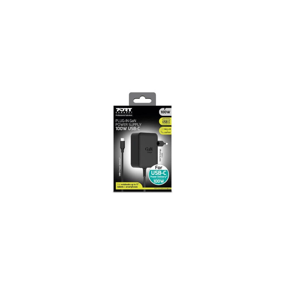 Port Designs- Alim USB Type-C GaN2 100W wall plug