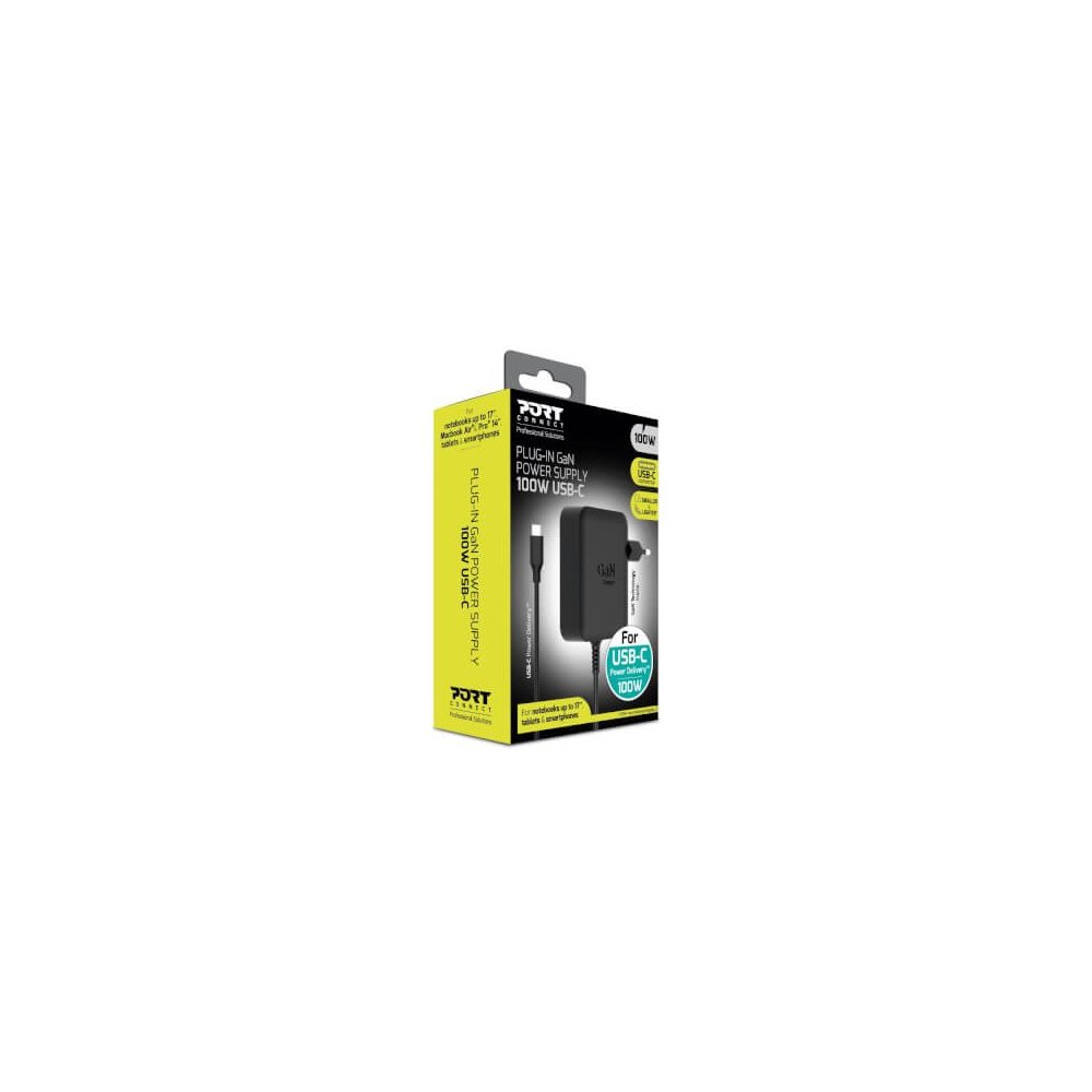 Port Designs- Alim USB Type-C GaN2 100W wall plug