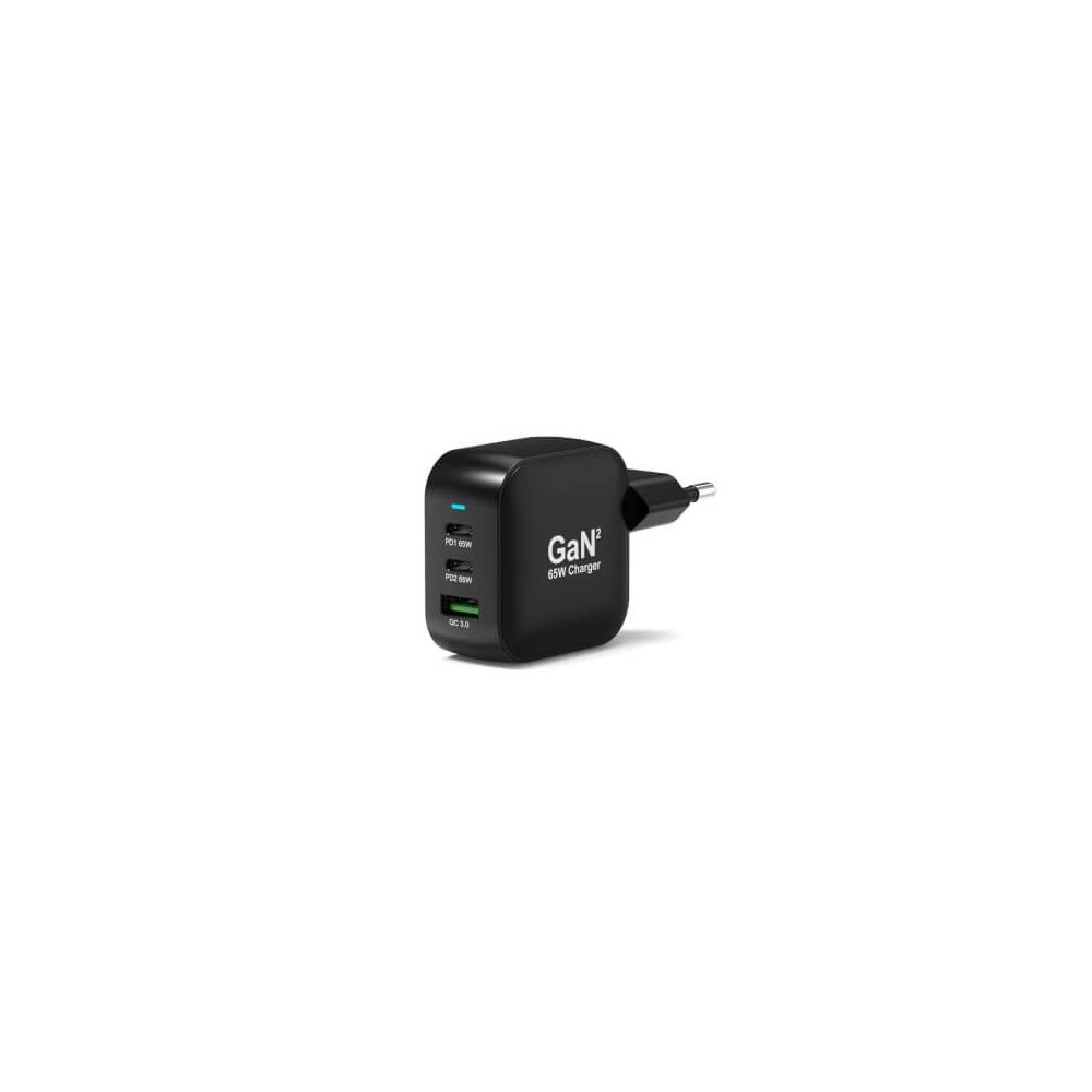 Port Designs- Alimentation USB A&C GaN2 3 ports PD 65W câble 2m