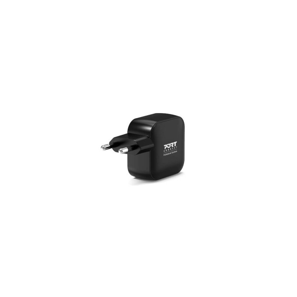 Port Designs- Alimentation USB A&C GaN2 3 ports PD 65W câble 2m