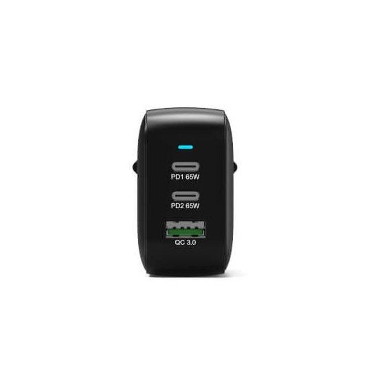 Port Designs- Alimentation USB A&C GaN2 3 ports PD 65W câble 2m