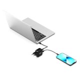 Port Designs- Alimentation USB A&C GaN2 3 ports PD 65W câble 2m