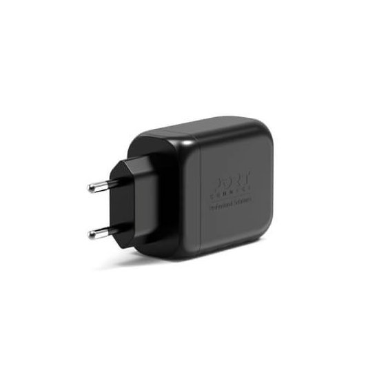 Port designs- Alimentation USB A&C GaN2 PD 65W avec câble 2m