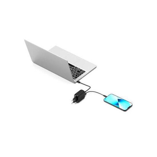 Port designs- Alimentation USB A&C GaN2 PD 65W avec câble 2m