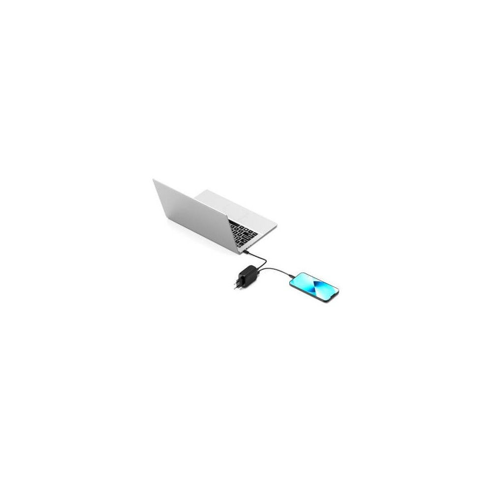 Port designs- Alimentation USB A&C GaN2 PD 65W avec câble 2m