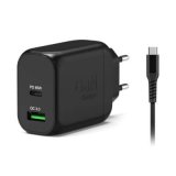Port designs- Alimentation USB A&C GaN2 PD 65W avec câble 2m