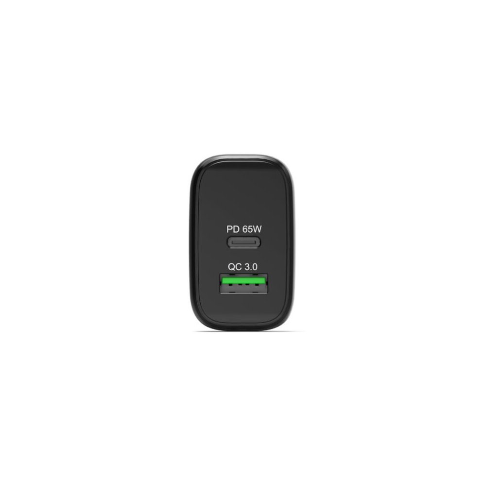 Port Designs- Alim USB GaN 1 USB A + 1 USB C 65W sans câbles