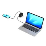 Port Designs- Alim USB GaN 1 USB A + 2 USB C 100W vers. Travel
