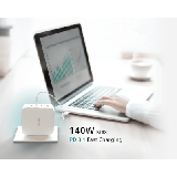 D-link Chargeur GaN 140W - 3 ports USB-C - 1 port USB-A
