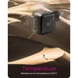 Icy Box- Alimentation USB GaN 2x USB-C 1x USB-A 65W