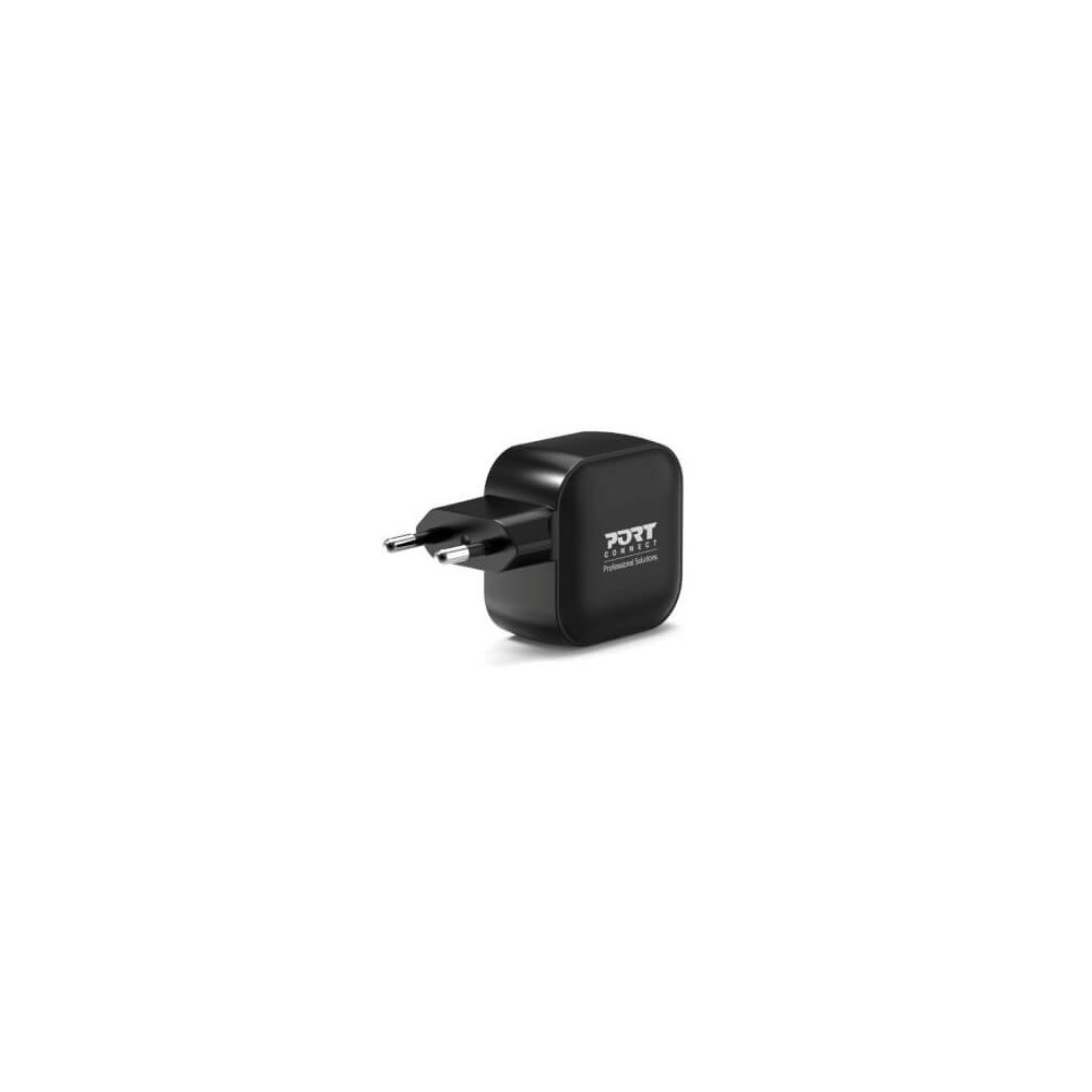 Port Designs- Alim USB Type-C x2 PD 35W GaN2 wall plug + câble
