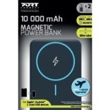 Port Designs- Powerbank 10,000mAh Wireless Qi2 2 USB A & 2 USB C