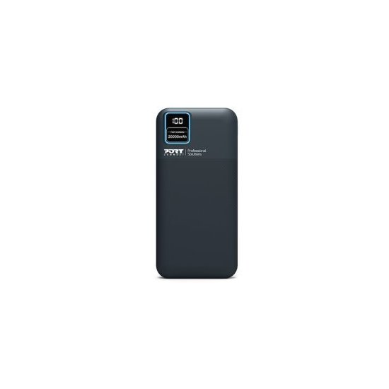 Port Designs- Powerbank 20,000mAh écran LCD 2 USB A & 1 USB C