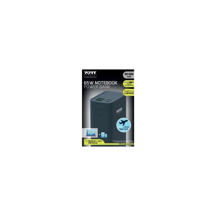 Port Designs- Powerbank 26,800mAh 2 USB A & 2 USB C PD 65W