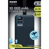 Port Designs- Powerbank 30,000mAh écran LCD 2 USB A & 1 USB C