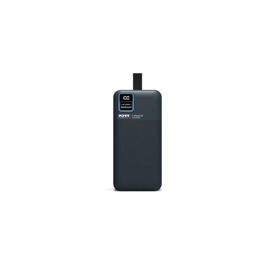 Port Designs- Powerbank 30,000mAh écran LCD 2 USB A & 1 USB C