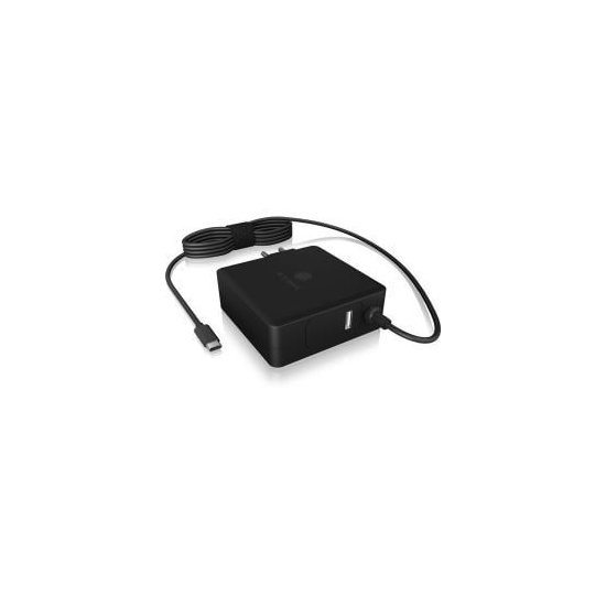 Icy Box- Chargeur USB Type C 90W secteur 220V + USB A