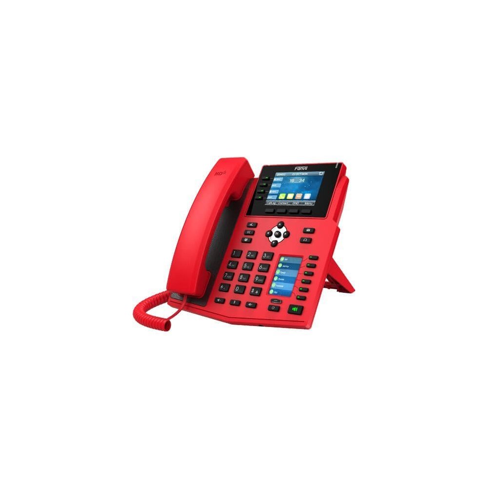 Fanvil Téléphone SIP X5U V2 PoE spécial Red