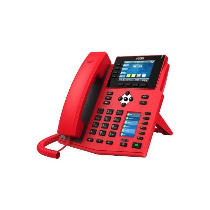 Fanvil Téléphone SIP X5U V2 PoE spécial Red