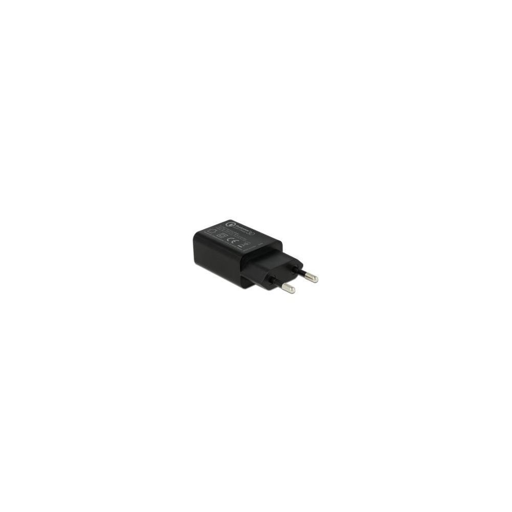 Delock- Chargeur USB 1 sorties 3,6 à 12V QC 3.0 noir