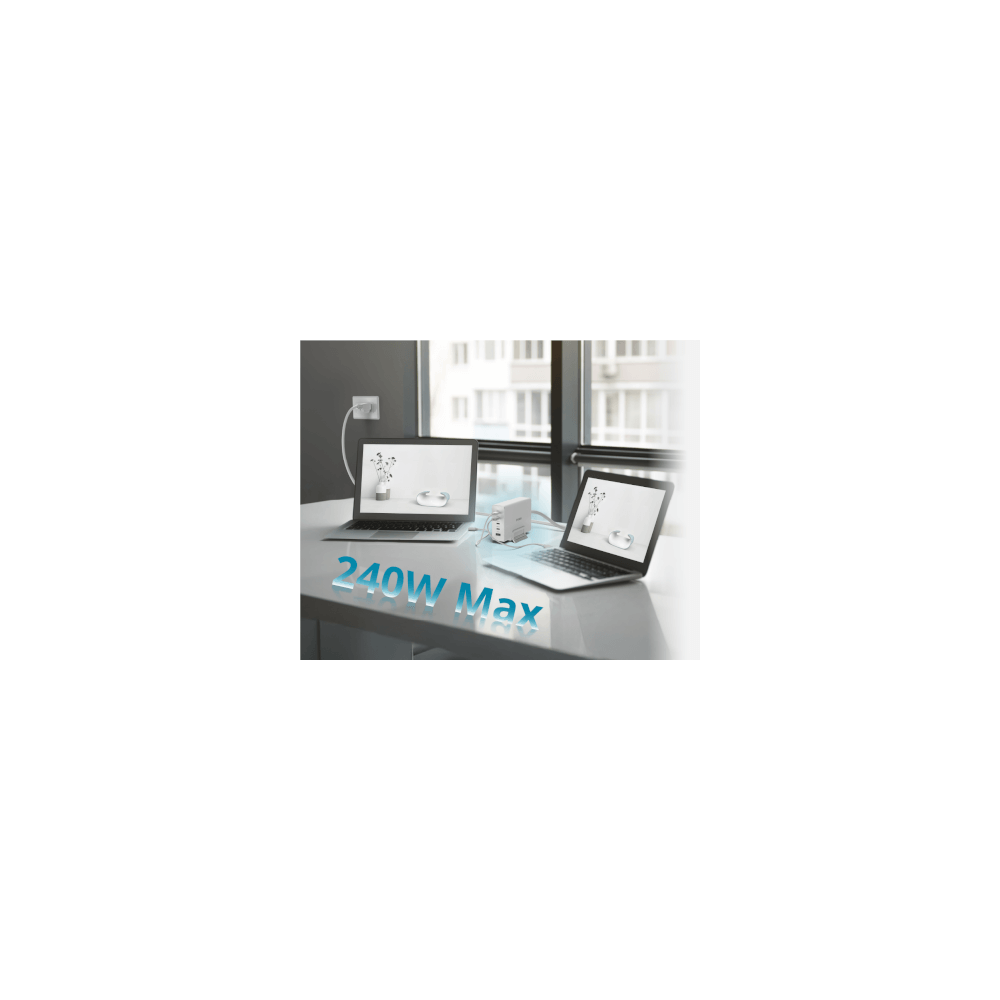 D-link Chargeur GaN 240W - 4 ports USB-C - 1 port USB-A