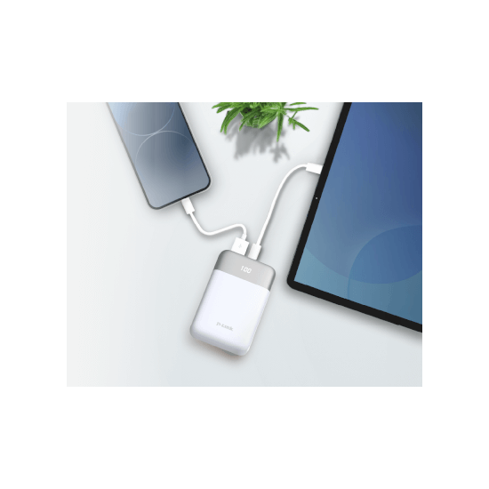 D-link PowerBank 10000mAh 1 Port USB-C & 1 port USB-A
