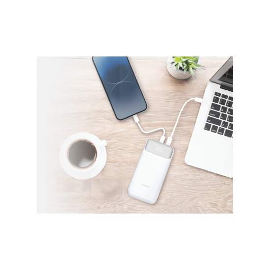 D-link  PowerBank 20000mAh 2 Port USB-C & 1 port USB-A