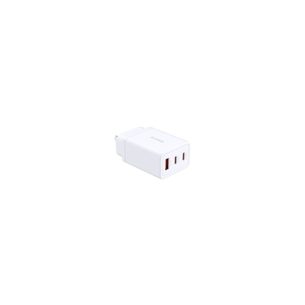 D-link Chargeur USB GaN 65W Rapide 2 USB-C et 1 USB-A