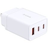 D-link Chargeur USB GaN 65W Rapide 2 USB-C et 1 USB-A