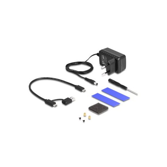 Delock- Boîter externe USB C M.2 SSD + 2"1/2 SSD/HD