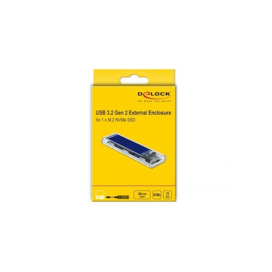 Delock- Boîter externe USB C M.2 SSD 2230/42/60/80