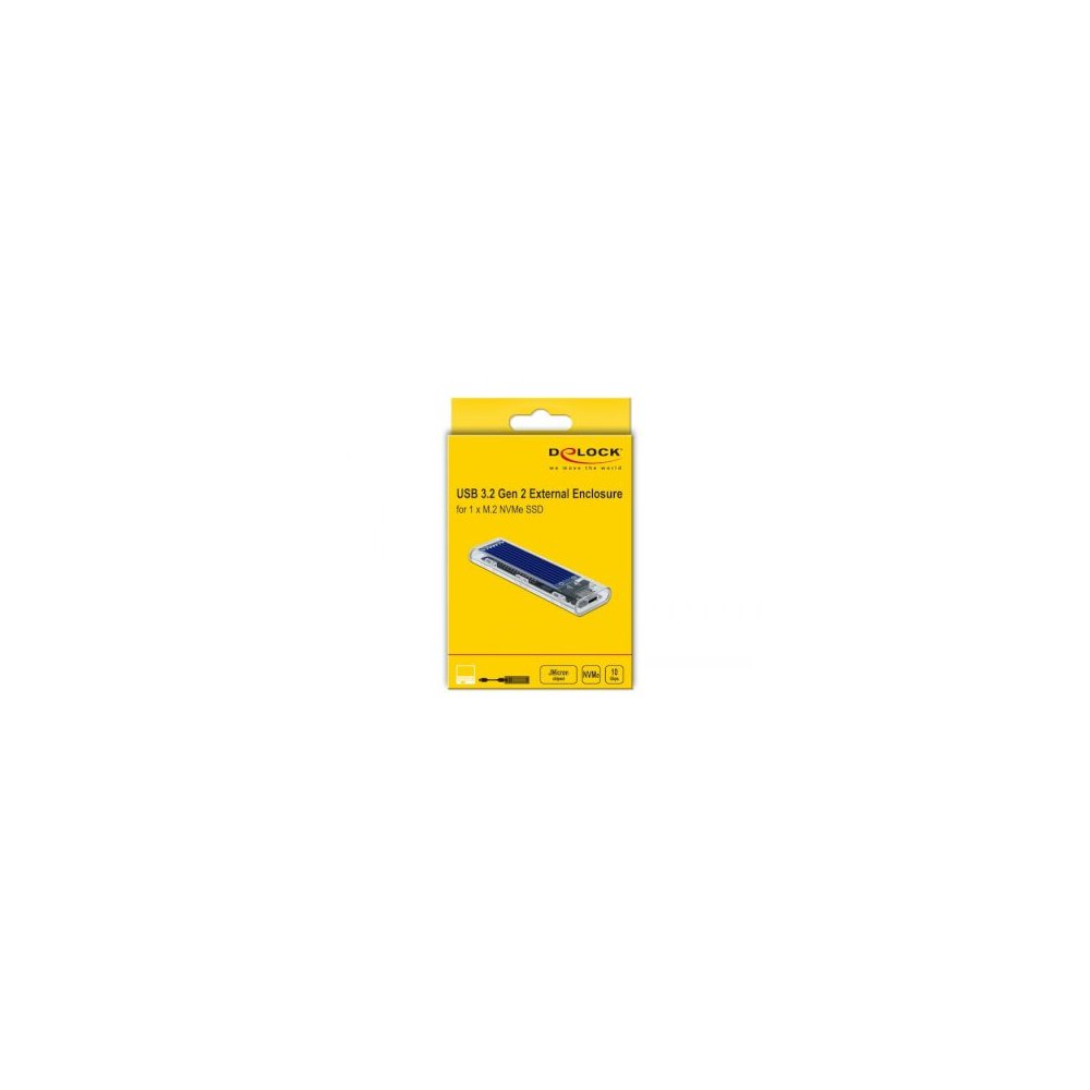 Delock- Boîter externe USB C M.2 SSD 2230/42/60/80