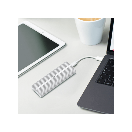 D-link  Boîtier SSD USB-C M.2 NVMe/NGFF Débit jusqu'à 40G