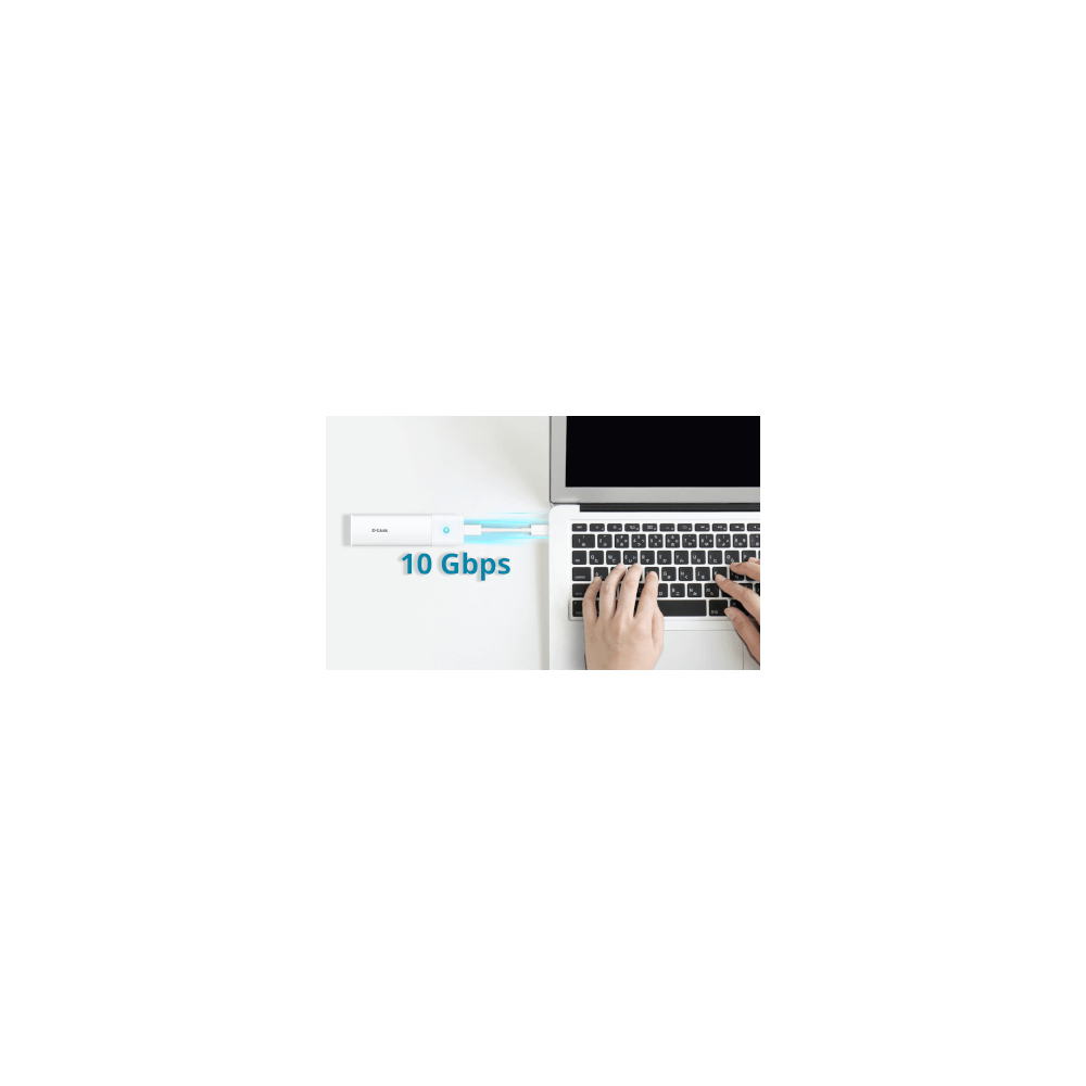D-link Boîtier SSD USB-C M.2 NVMe/NGFF Débit jusqu'à 10G