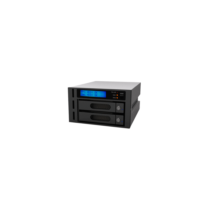 Icy Box- Solution Raid sata 2 HDD 3"1/2 iR2622-2S-S2 NOIR