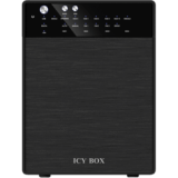 Icy Box- Boîtier externe USB 3.0 e-Sata 4 disques Sata Raid