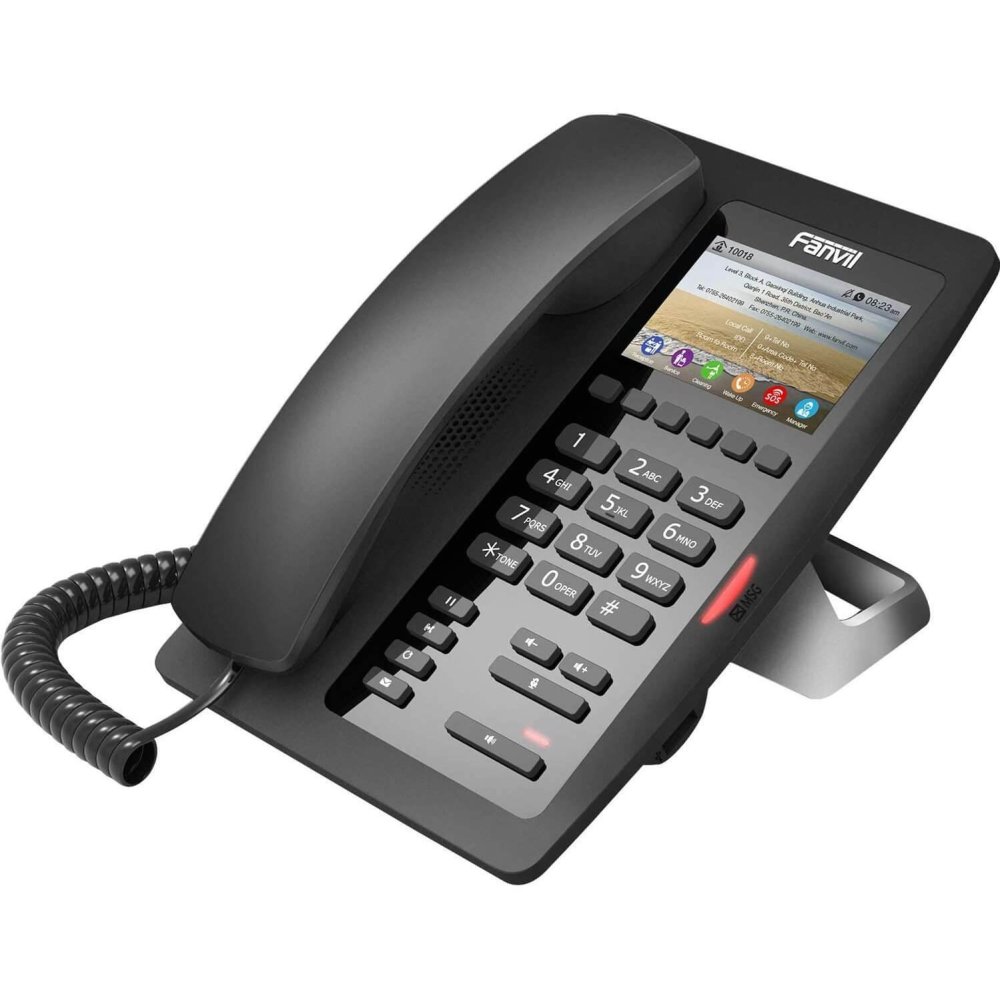 Fanvil Téléphone SIP H5W-Hotel Wifi noir
