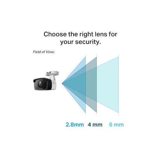 Tp-link Bullet 4Mp 89° IR 30m H265+ IP66 IA