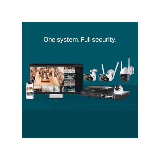 Tp-link Caméra 4Mp Coul24 79° IR 30m Audio H265+ IA