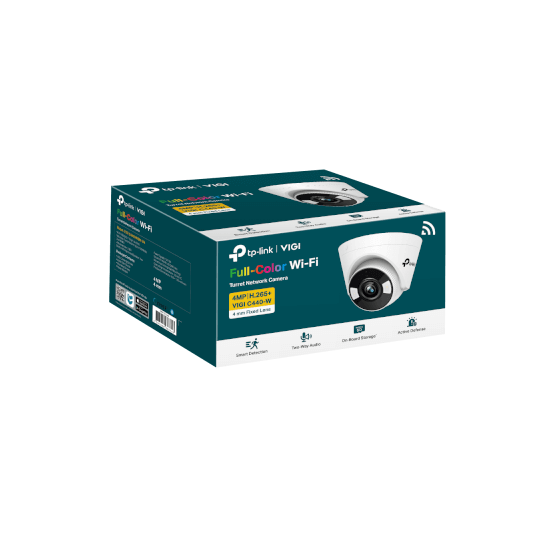 Tp- Caméra Wifi 4Mp Coul24 80° IR 30m Audio H265+ IA