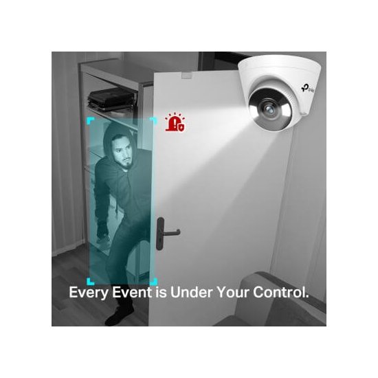 Tp- Caméra Wifi 4Mp Coul24 80° IR 30m Audio H265+ IA