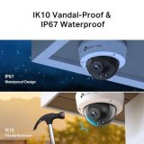 Tp-link Dôme 4Mp 75° IR30m H265+ IK10 IP67 IA