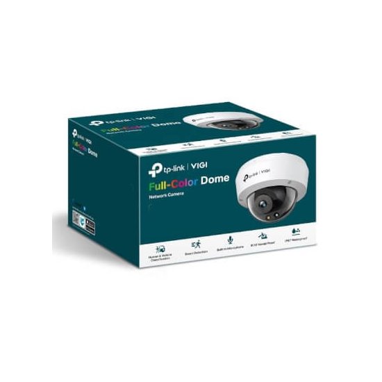 Tp-link Dôme 4Mp Coul24 96° IR30m Micro H265 IK10 IP67 IA