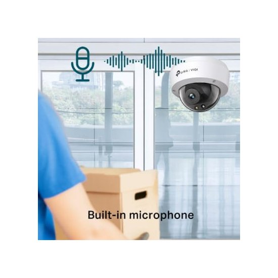 Tp-link Dôme 4Mp Coul24 96° IR30m Micro H265 IK10 IP67 IA
